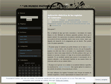 Tablet Screenshot of mateosgonzalez.wordpress.com