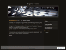 Tablet Screenshot of novasposturas.wordpress.com