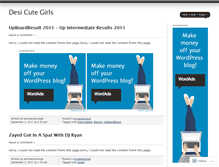Tablet Screenshot of desicutegirls.wordpress.com