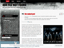 Tablet Screenshot of 404files.wordpress.com