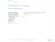 Tablet Screenshot of chairs4less.wordpress.com