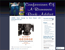 Tablet Screenshot of confessionsofaromancebookaddict.wordpress.com