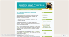 Desktop Screenshot of effectivespeaking.wordpress.com