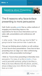 Mobile Screenshot of effectivespeaking.wordpress.com