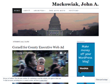 Tablet Screenshot of mackowiak.wordpress.com