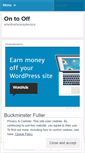 Mobile Screenshot of ontooff.wordpress.com