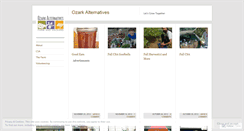 Desktop Screenshot of ozarkalternatives.wordpress.com
