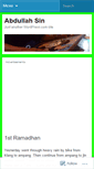 Mobile Screenshot of abdullahsin.wordpress.com