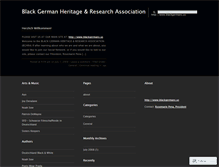 Tablet Screenshot of blackgermans.wordpress.com