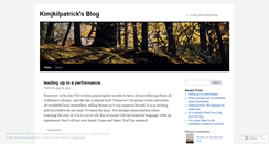 Desktop Screenshot of kimjkilpatrick.wordpress.com