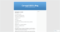 Desktop Screenshot of carvajal1003.wordpress.com