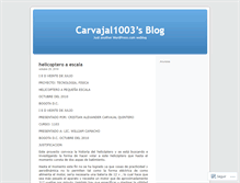 Tablet Screenshot of carvajal1003.wordpress.com