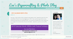 Desktop Screenshot of leasanders.wordpress.com