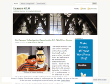 Tablet Screenshot of lehighglo.wordpress.com