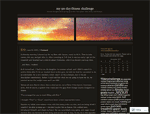 Tablet Screenshot of 90daychallengeblog.wordpress.com
