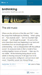 Mobile Screenshot of bnthinking.wordpress.com