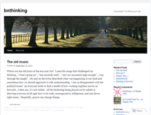 Tablet Screenshot of bnthinking.wordpress.com