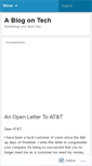 Mobile Screenshot of ablogontech.wordpress.com