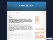 Tablet Screenshot of ablogontech.wordpress.com