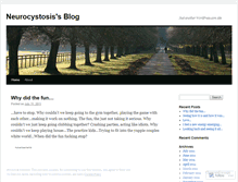 Tablet Screenshot of neurocystosis.wordpress.com