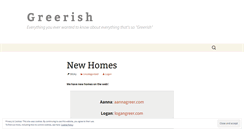 Desktop Screenshot of greerish.wordpress.com