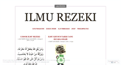 Desktop Screenshot of ilmurezeki.wordpress.com