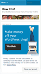 Mobile Screenshot of howieat.wordpress.com