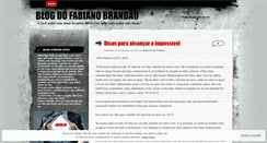 Desktop Screenshot of fabianobrandao.wordpress.com