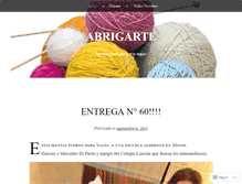 Tablet Screenshot of abrigarte.wordpress.com