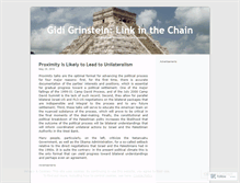 Tablet Screenshot of gideongrinstein.wordpress.com