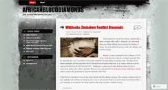 Desktop Screenshot of africanblooddiamonds.wordpress.com