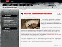 Tablet Screenshot of africanblooddiamonds.wordpress.com
