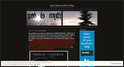 Desktop Screenshot of godismythrecords.wordpress.com