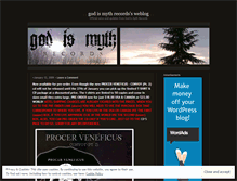 Tablet Screenshot of godismythrecords.wordpress.com