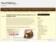Tablet Screenshot of handmadeart.wordpress.com