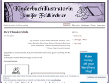 Tablet Screenshot of kinderbuchillustration.wordpress.com