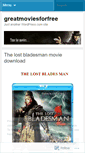 Mobile Screenshot of greatmoviesforfree.wordpress.com