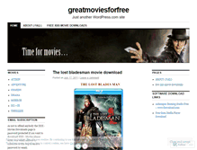 Tablet Screenshot of greatmoviesforfree.wordpress.com