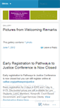Mobile Screenshot of pathwaystojustice.wordpress.com