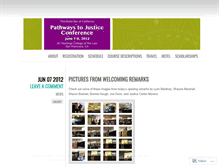 Tablet Screenshot of pathwaystojustice.wordpress.com