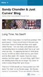 Mobile Screenshot of justcurves.wordpress.com