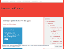 Tablet Screenshot of laclasedeencarna.wordpress.com