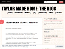 Tablet Screenshot of mytaylormadehome.wordpress.com