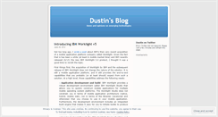 Desktop Screenshot of dustinamrhein.wordpress.com