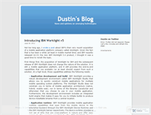 Tablet Screenshot of dustinamrhein.wordpress.com