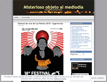 Tablet Screenshot of misteriosoobjetoalmediodia.wordpress.com