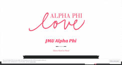 Desktop Screenshot of jmualphaphi.wordpress.com