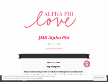 Tablet Screenshot of jmualphaphi.wordpress.com