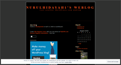 Desktop Screenshot of nurulhidayah1.wordpress.com