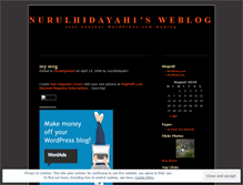 Tablet Screenshot of nurulhidayah1.wordpress.com